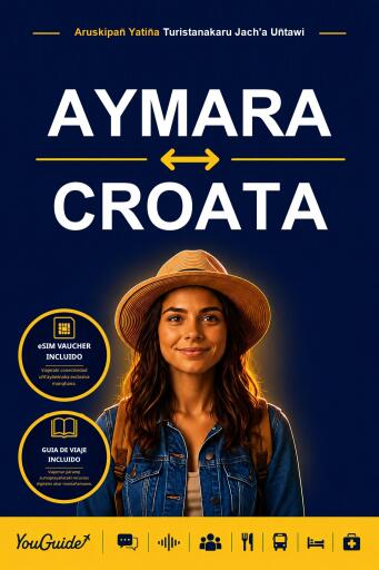 Portada del libro «The Language Guide for Travelers - Aymara to Croatian», de YouGuide