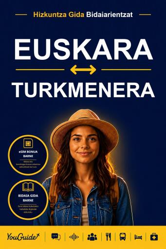 Portada del libro «The Language Guide for Travelers - Basque to Turkmen», de YouGuide