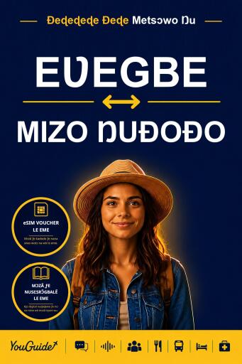 Portada del libro «The Language Guide for Travelers - Ewe to Mizo», de YouGuide