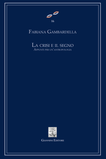 Portada del libro «La crisi e il segno», de Fabiana Gambardella