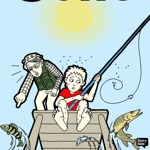 Portada del libro «Fina fisken, Sune», de Sören Olsson, Anders Jacobsson