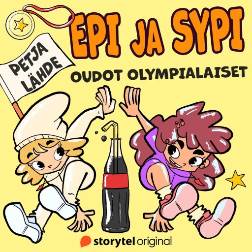 Portada del audiolibro «Epi ja Sypi – Oudot olympialaiset», de Petja Lähde