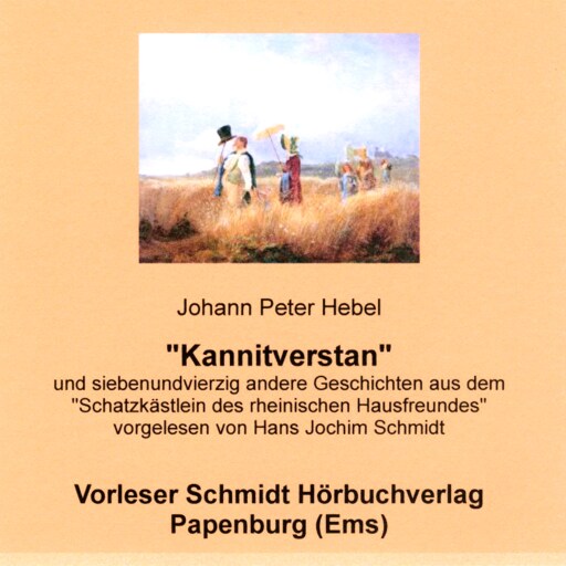 Portada del audiolibro «Kannitverstan und 47 andere Geschichten», de Johann Peter Hebel
