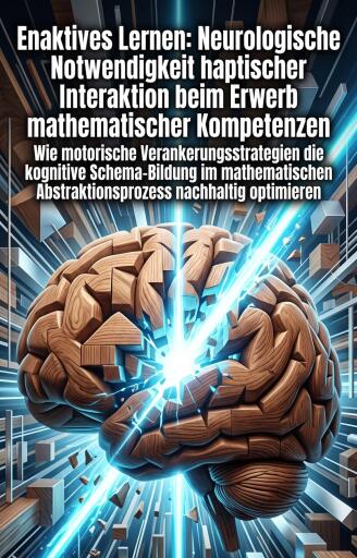 Portada del libro «Enaktives Lernen: Neurologische Notwendigkeit haptischer Interaktion beim Erwerb mathematischer Kompetenzen», de Rainer Holzmacher