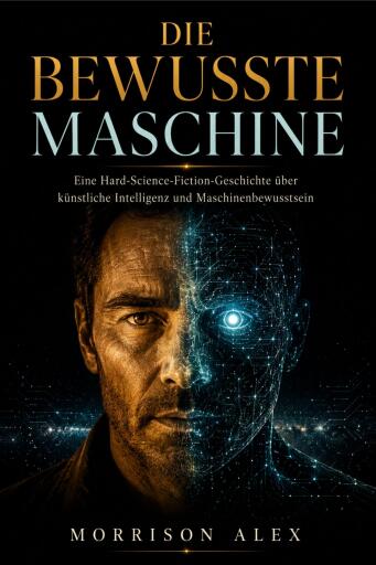 Portada del libro «Die bewusste maschine», de MORRISON ALEX