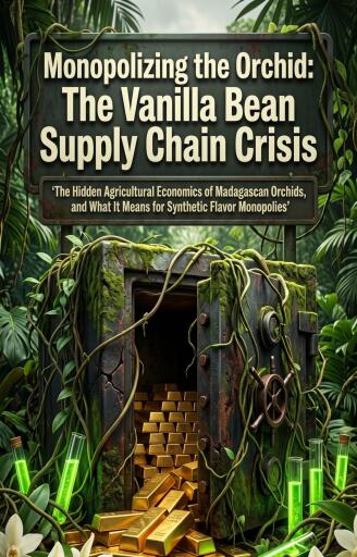 Portada del libro «Monopolizing the Orchid: The Vanilla Bean Supply Chain Crisis», de Joseph Henry
