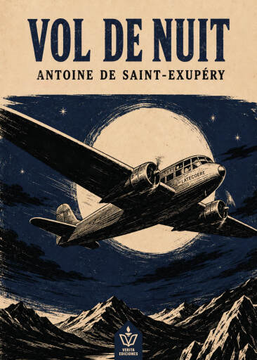Portada del libro «Vol de nuit», de Antoine de Saint-Exupéry