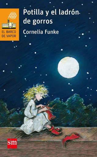 Portada del libro «Potilla y el ladrón de gorros», de Cornelia Funke