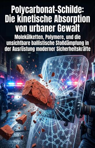Portada del libro «Polycarbonat-Schilde: Die kinetische Absorption von urbaner Gewalt», de Bettina Wiese