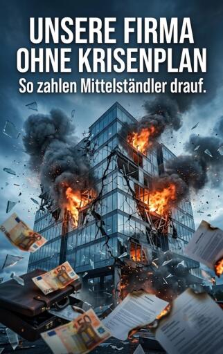 Portada del libro «Unsere Firma ohne Krisenplan», de Leon Hartmann