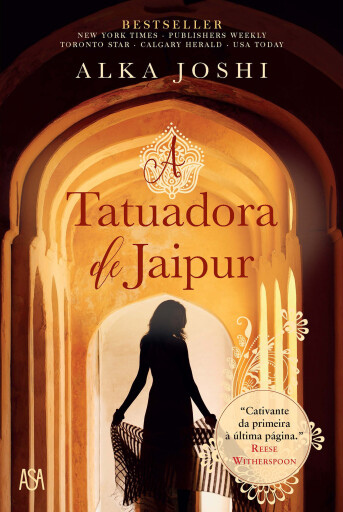Portada del libro «A Tatuadora de Jaipur», de Alka Joshi