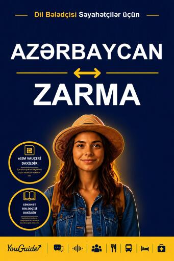 Portada del libro «The Language Guide for Travelers - Azerbaijani to Zarma», de YouGuide