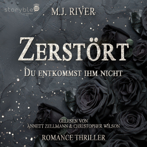 Portada del audiolibro «Zerstört - Du entkommst ihm nicht», de M. J. River