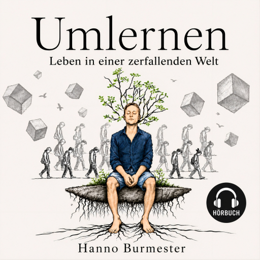 Portada del audiolibro «Umlernen», de Hanno Burmester