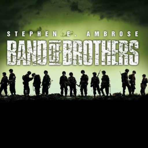 Portada del audiolibro «Band of Brothers», de Stephen E. Ambrose