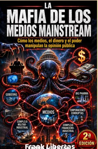 Portada del libro «La mafia de los grandes medios de comunicación», de Frank Libertas