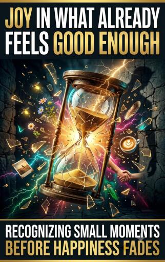 Portada del libro «Joy in what already feels good enough», de Alina Frost