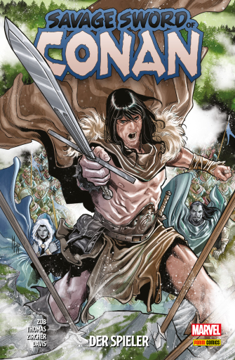 Portada del libro «Savage Sword of Conan, Band 2 - Der Spieler», de Jim Zub