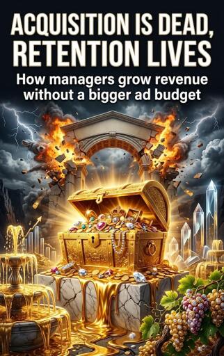 Portada del libro «Acquisition Is Dead, Retention Lives», de Ryan Holloway