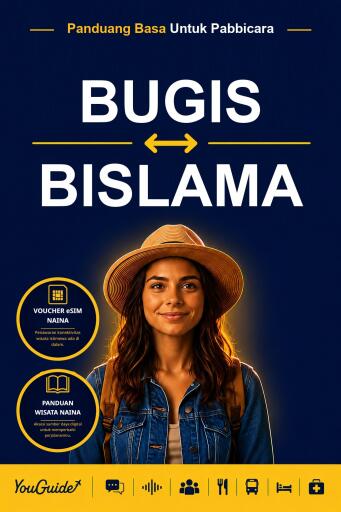 Portada del libro «The Language Guide for Travelers - Buginese to Bislama», de YouGuide