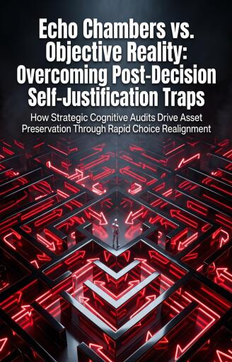 Portada del libro «Echo Chambers vs. Objective Reality: Overcoming Post-Decision Self-Justification Traps», de Brandon Young
