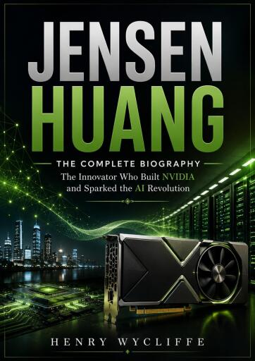 Portada del libro «Jensen Huang», de Henry Wycliffe
