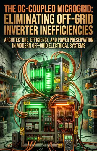 Portada del libro «The DC-Coupled Microgrid: Eliminating Off-Grid Inverter Inefficiencies», de Norman Gutierrez