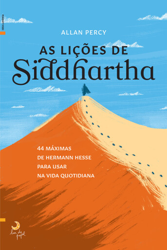 Portada del libro «As Lições de Siddhartha», de Allan Percy