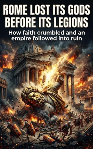 Portada del libro «Rome lost its gods before its legions», de Tyler Ashford