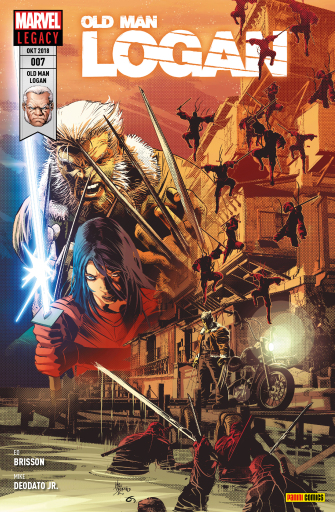Portada del libro «Old Man Logan 7 - Mond über Madripoor», de Ed Brisson