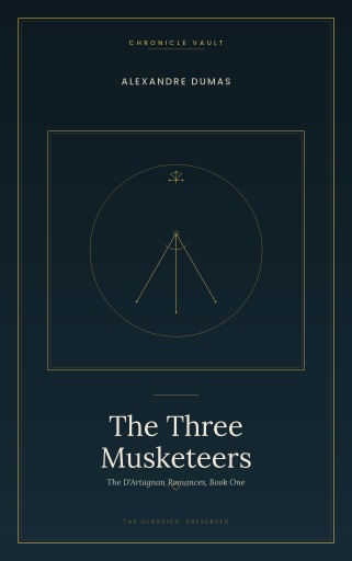 Portada del libro «The Three Musketeers», de Alexandre Dumas