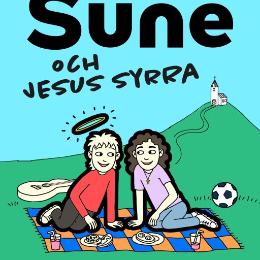 Portada del libro «Sune och Jesus syrra», de Anders Jacobsson, Sören Olsson