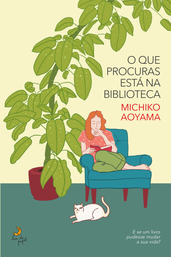 Portada del libro «O Que Procuras Está na Biblioteca», de Michiko Aoyama