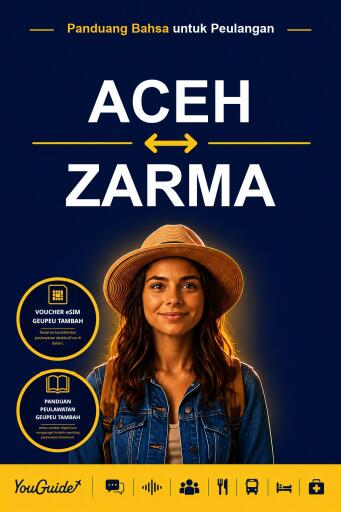Portada del libro «The Language Guide for Travelers - Acehnese to Zarma», de YouGuide