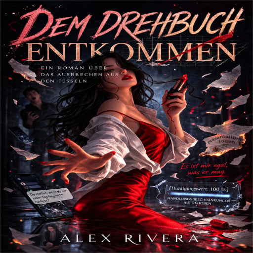 Portada del audiolibro «Dem Drehbuch entkommen: Ein Roman über das Ausbrechen aus den Fesseln», de Alex Rivera