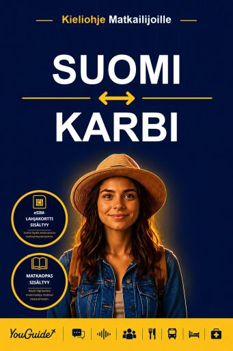 Portada del libro «The Language Guide for Travelers - Finnish to Karbi», de YouGuide