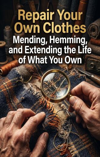 Portada del libro «Repair Your Own Clothes», de Joanne Reeve