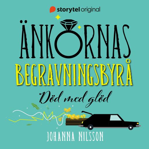 Portada del audiolibro «Död med glöd», de Johanna Nilsson