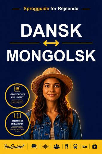Portada del libro «The Language Guide for Travelers - Danish to Mongolian», de YouGuide