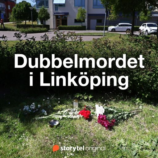 Portada del audiolibro «Dubbelmordet i Linköping. Förundersökningen», de Lars Olof Lampers