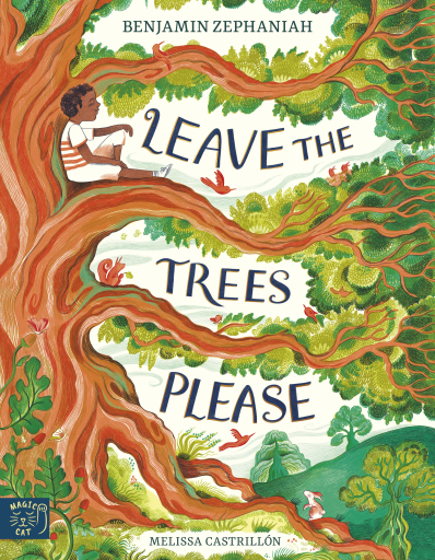 Portada del libro «Leave The Trees, Please», de Benjamin Zephaniah