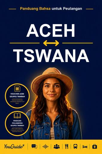 Portada del libro «The Language Guide for Travelers - Acehnese to Tswana», de YouGuide