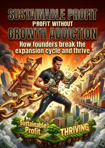 Portada del libro «Sustainable Profit Without Growth Addiction», de Charlotte Hayes