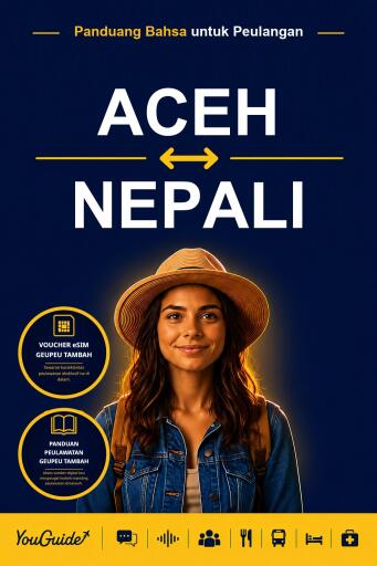 Portada del libro «The Language Guide for Travelers - Acehnese to Nepali», de YouGuide
