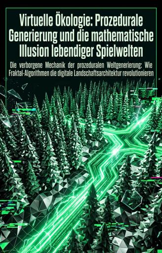 Portada del libro «Virtuelle Ökologie: Prozedurale Generierung und die mathematische Illusion lebendiger Spielwelten», de Tobias Reitmaier
