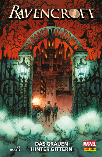 Portada del libro «Ravencroft - Das Grauen hinter Gittern», de Frank Tieri