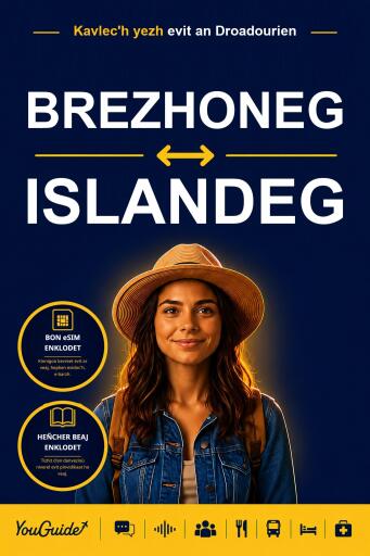 Portada del libro «The Language Guide for Travelers - Breton to Icelandic», de YouGuide