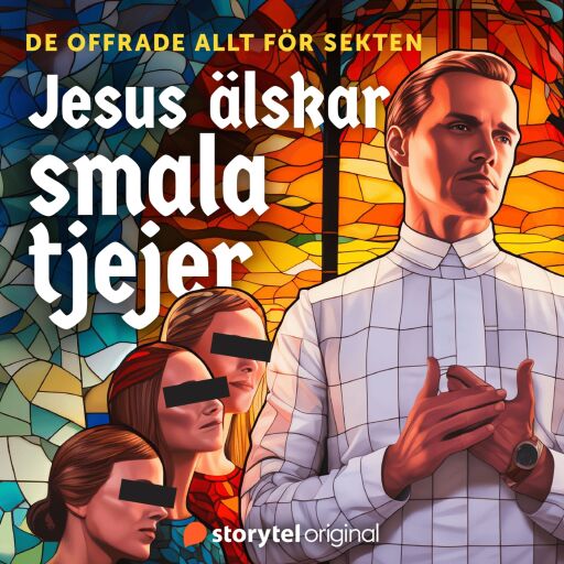 Portada del audiolibro «Jesus älskar smala tjejer», de Janne Huuskonen, Akseli Kouki