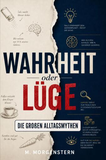 Portada del libro «Wahrheit oder Lüge», de M. Morgenstern
