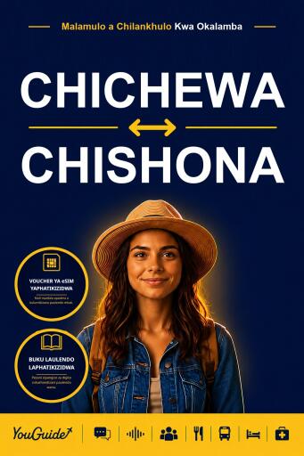 Portada del libro «The Language Guide for Travelers - Chichewa to Shona», de YouGuide